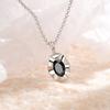 Темперамент французский нишевый дизайн черное циркониевое ожерелье женское легкое роскошное модное высококачественное подвесное цепочка на ключицу