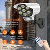 77 Led Security Dummy Camera Solar Light Motion Sensor Wireless Outdoor Flood Light IP65 Waterproof Lamp 3 Mode for Home Garden
