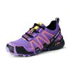 New Women Outdoor Hiking Shoes Women's Lightweight Wear-resistant Mountain Climbing Hiking Shoes Waterproof Large Size Leather Sports Shoes