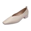 Zapatillas Mujer женские туфли-лодочки женские толстые высокие каблуки женские сексуальные офисные туфли с квадратным носком платье рабочие туфли симпатичные туфли женская обувь