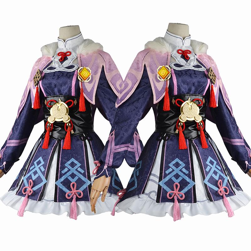 YunJin Cosplay Costume Wig Game Chinese Opera Outfit Yun Jin Lolita Dress Halloween Carnival Costume for Women