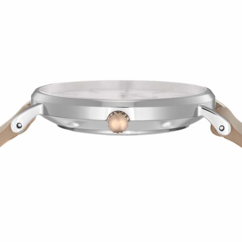 Coach PERRY Women's 36mm Silver Dial Stainless Steel Quartz Watch (14503119) In Beige