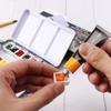 Flip Cover Drawing Supplies Grids Slots Watercolor Storage Case Pigment Box Empty Paint Palette