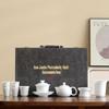 Chaxun High-Grade Ice Jade Porcelain Kung Fu Tea Set