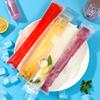 50 Pcs Disposable Ice Popsicle Mold Bags Bpa Free Freezer Tube with Zip Seals Yogurt Ice Cream Sticks Juice Fruit Smoothies Bag