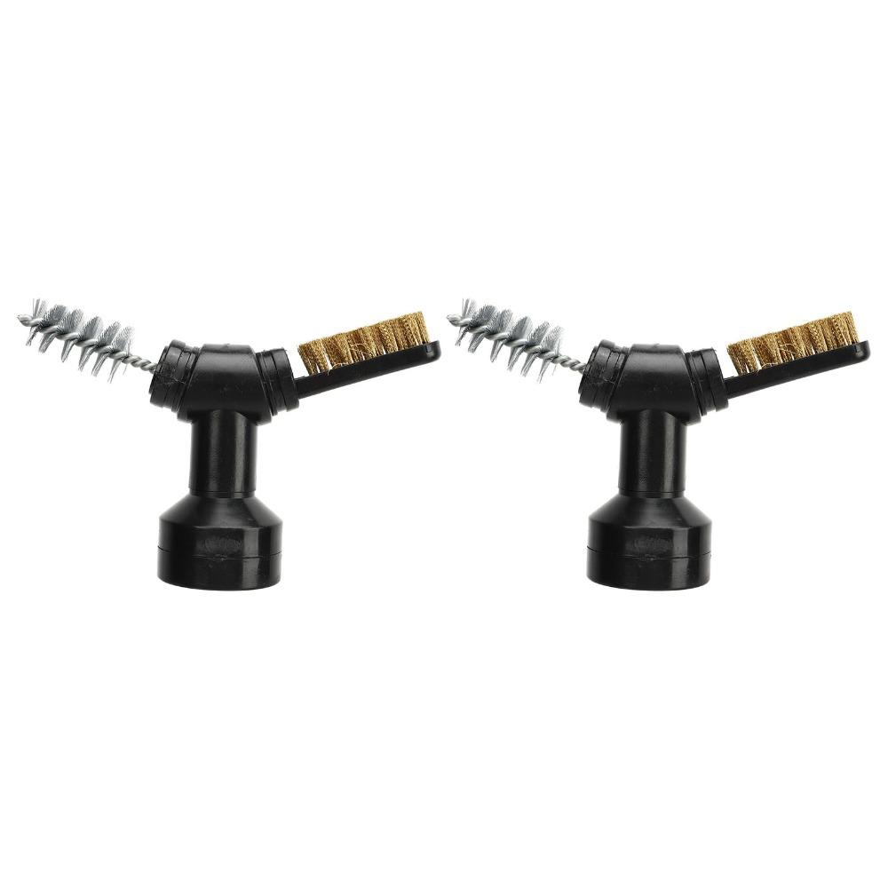 2PCS ABS Handle Battery Terminal Cleaner Aluminum Alloy Rust Removal Tool Maintenance Technician