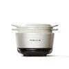 Vermicular Rice Pot Mini 3 Cup Rice Cooker Sea Salt White with Exclusive Recipe Book RP19A-WH