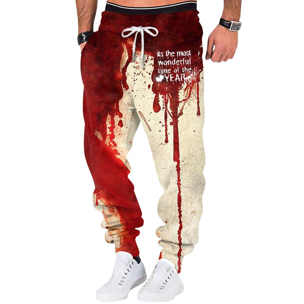 Spring And Autumn Sports Fitness Trousers Men's Loose Running Casual Sweatpants Cotton