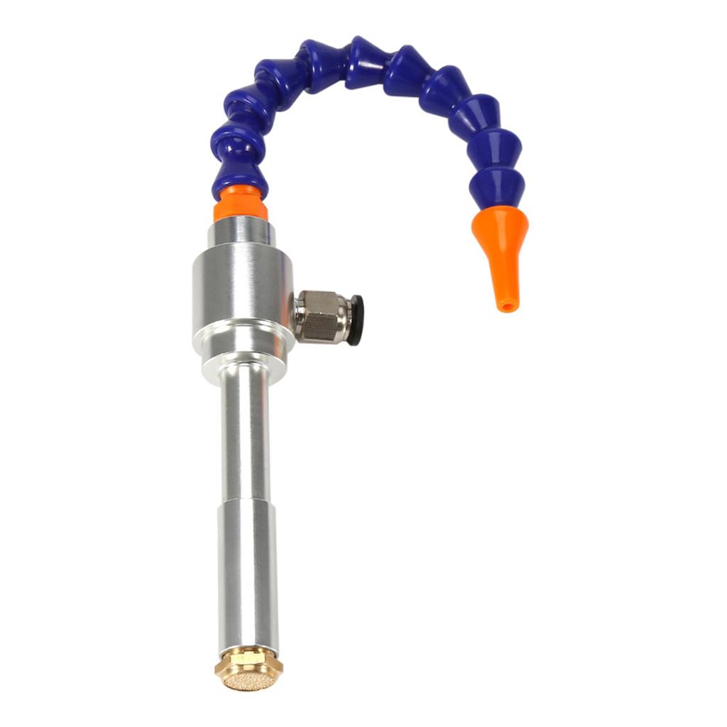 130mm Aluminum Alloy Mechanical Process Mini Vortex Cold Air Dry Cooling Gun Flexible Tube
