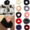 Fashion Winter Long Shawl Knitting Wool Scarf Neck Cowl Collar Infinity Circle Cable