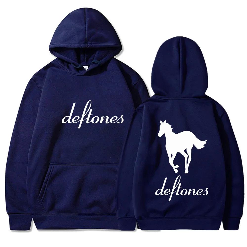 Новый осенне-зимний модный бренд Deftones худи мужская мода с длинным рукавом женский повседневный уличный пуловер в стиле Харадзюку