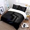 "Black Juventus Logo Bedding Set" Bedding Duvet Cover Set Duvet Cover Pillowcases  (1 * Duvet Cover 2 * Pillowcases, without duvet insert)