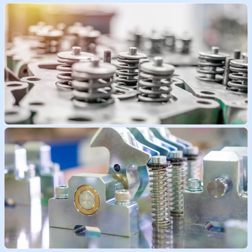 uxcell Compression Springs, 304 Stainless Steel, 10mm OD, 1mm Wire Diameter, 20mm Total Height, Silver Tone, Pack of 5