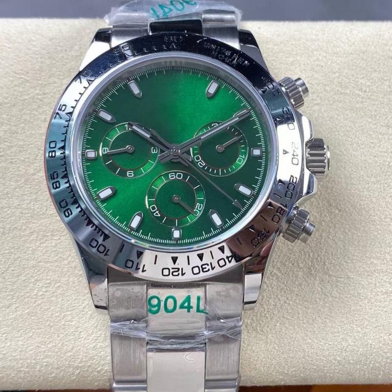 Мужские автоматические часы Laoji Ditona Panda 40 мм с бриллиантами, многофункциональные