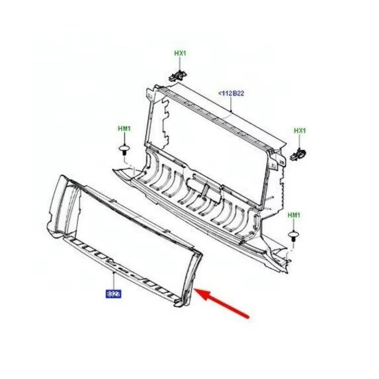 LR002756 Кронштейн радиатора Дефлектор воздуха для Land Rover Freelander 2 (2006-2014 гг.)