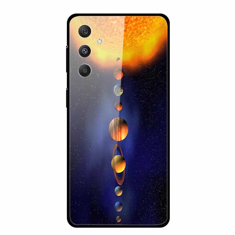 Glass Case For Samsung Galaxy A16 5G Phone Case Soft Bumper Tempered Glass Hard Back Cover For Samsung Galaxy M55 S25 Plus Case