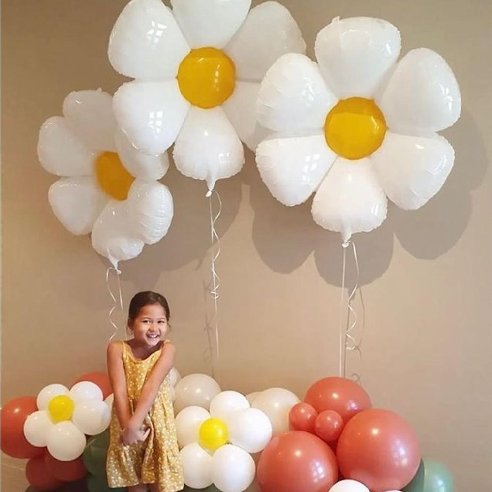 8PCS/PACK 16IN Small Daisy Aluminum Film Party Decoration Balloon 8PCS/PACK 16IN Small Daisy Aluminum Film Party Decoration Ball