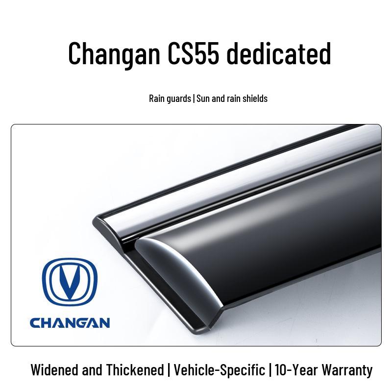Индивидуальные ветровики для Changan CS55 PLUS Blue Whale Edition (2-е и 3-е поколение)