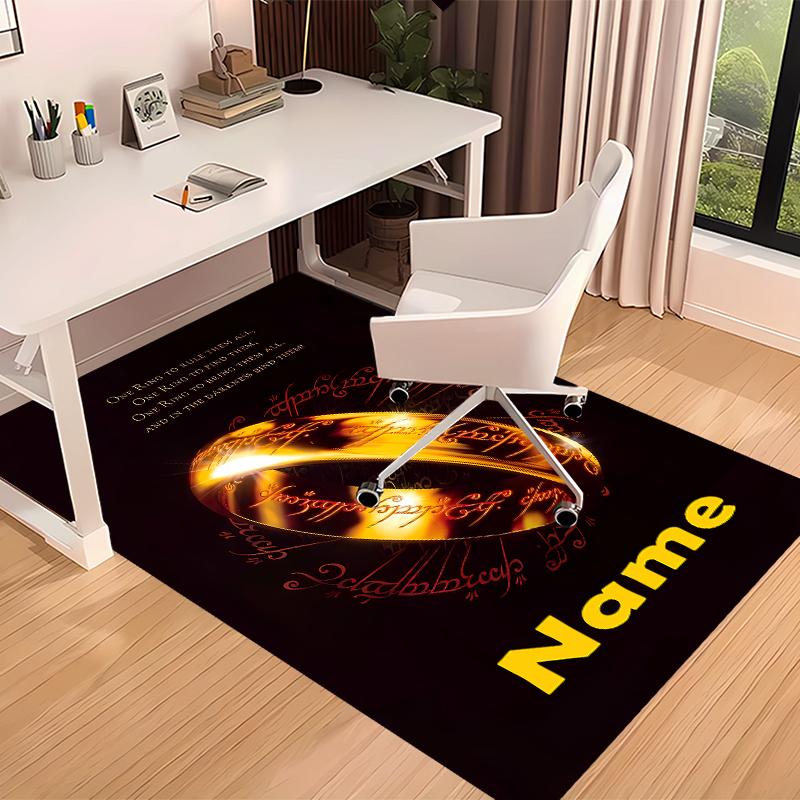Custom personalization The Fellowship of the Ring Print Area Rug - Soft, Washable Non-Slip Indoor Mat,Living Room,Home&Office Decorative Rug