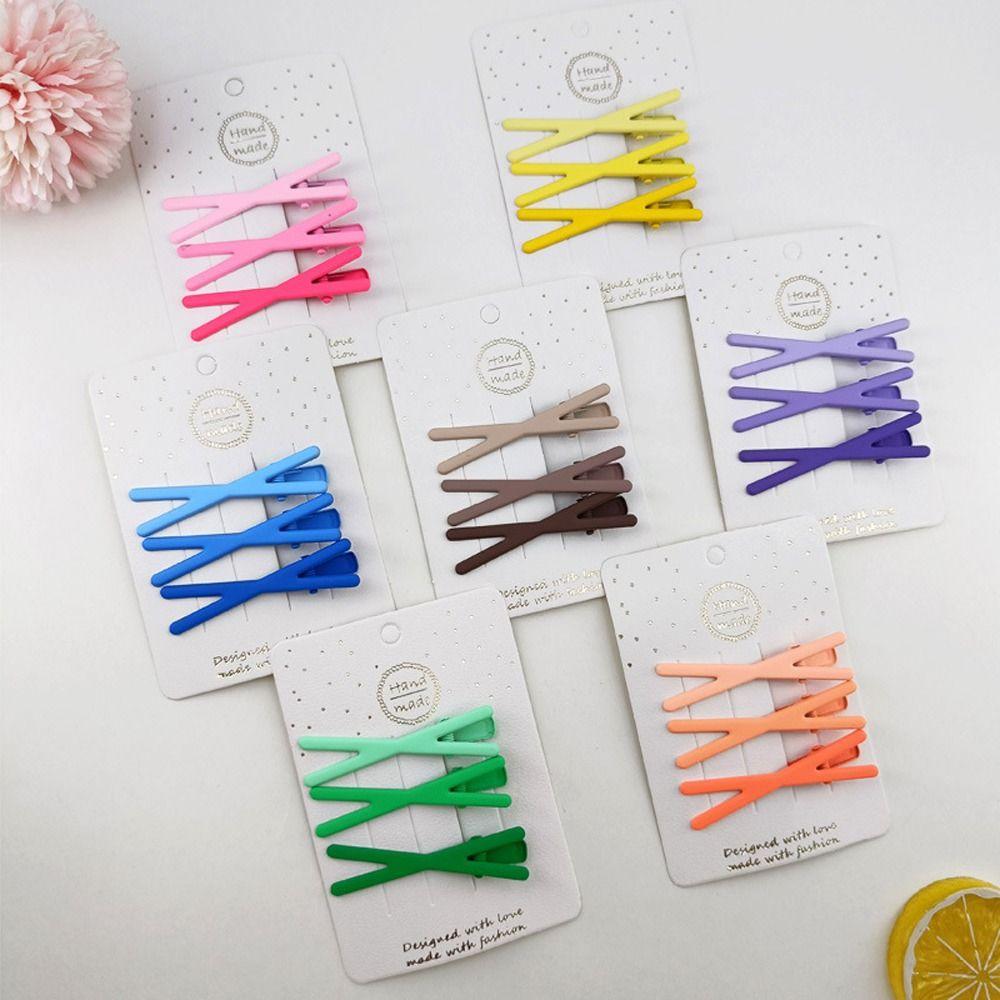 Barrettes Braided Hair Clips Small Duckbill Clips Women Hairpins Girls Hair Clips Bb Clips Sets