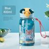 Kids Cartoon Water Sippy Cup with Straw Cute Bear Leakproof Water Bottles Outdoor Portable Drink Bottle Children's Lovely Cup