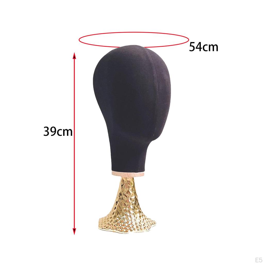 Mannequin Head Stand Hairpieces Display Hat for Personal Use