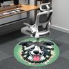 1PC Christmas Dog Office Round Area Rug, Indoor Mat Suitable ForOffice, Under Office Chairs Bedroom Living Room Home Decor, Room Deco f148