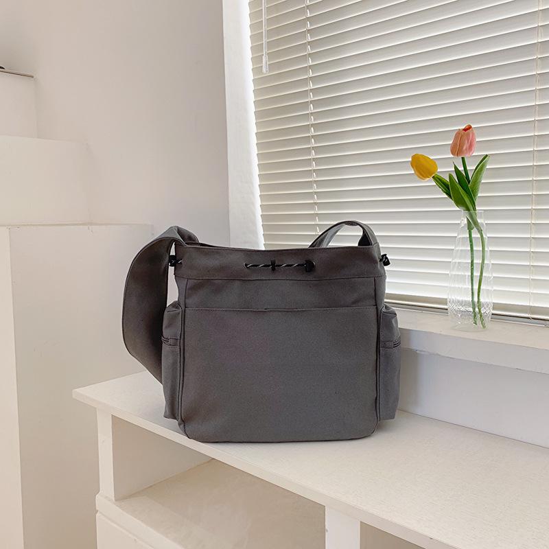 Американский Ретро Звездный Холщовый Рюкзак - Большая Вместимость, Стильная и Универсальная Сумка через Плечо