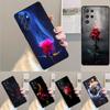 Чехол для телефона "Горящая любовь" с розой для Samsung Galaxy note 10 pro S26 Ultra S23 S24 FE S25 S21 S22 PLUS ударопрочный