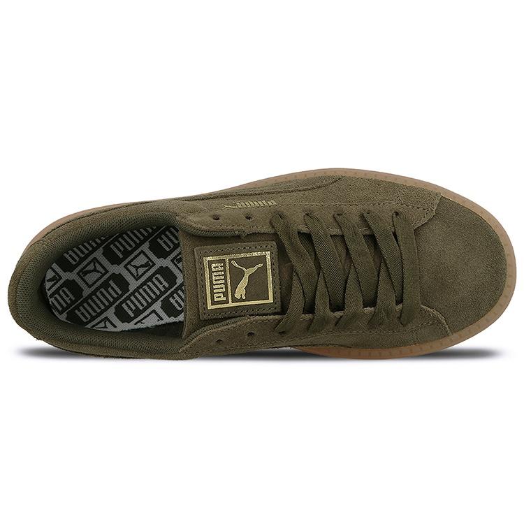 (WMNS) PUMA Suede Platform Trace 'Оливковая ночь' Женские 365830-03