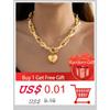 Exaggerated Chunky Metal Wire Torques Choker Necklace Women Collar Punk Gold Color Wide Smooth Chain Jewelry Bijoux Steampunk