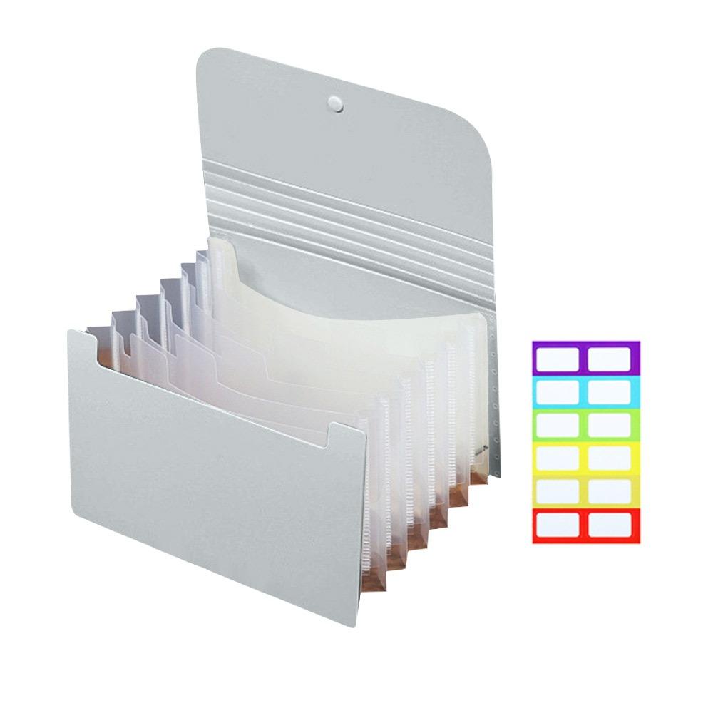 Large Capacity Organ Bag 7 Layer File Pouch Portable A6 File Folder