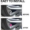 4PCS Crown Bling Tire Valve Stem Caps - Crystal Diamond Car Wheel Tire Caps - Handmade Rhinestone Universal Chrome Vehicle Tire Caps for SUV, Trucks,