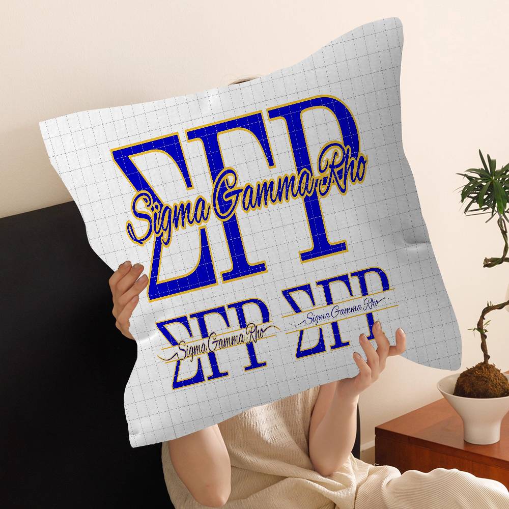 Sigma Gamma Rho Pillow Gift Home Office Decoration Bedroom Sofa Car Cushion Cover Case 45X45