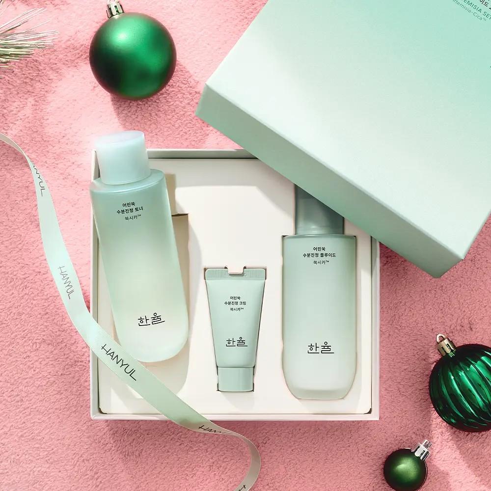 HANYUL Artemisia Calming Hydrating 2-Step Set Toner 150ml + Fluid 125ml