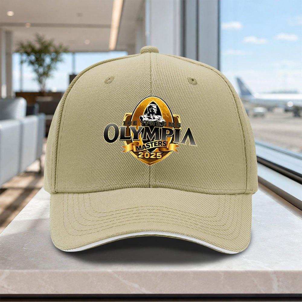 Регулируемая бейсболка Olympia для бодибилдинга Легкая печатная кепка для унисекс Женщин