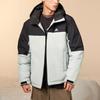 Adidas Color-Block Outdoor Sports Casual Hooded Down Jacket Men Outerwear Silver Gray IT8723
