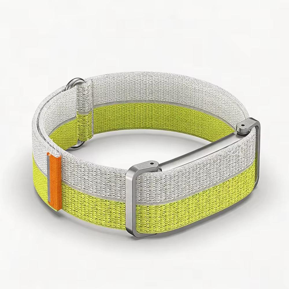 Advanced For Google Fitbit Air Nylon Watch Strap Metal Protective Case Ultra Thin Breathable Replacement Wrist Band