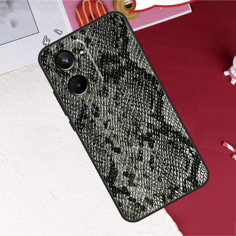 Принт «Змеиная кожа» для Realme 15 Pro GT7 GT6 10 11 12 13 14 Pro Plus C55 C71 C75 C67 C63 C61 C53 C35 C65 Чехол