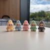 New Plush Fabric Station Cloth Pendant Keychain Posture Plush CM Bag Decoration Creative Plush Gift