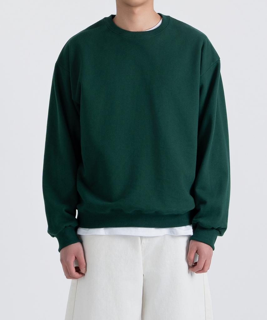 UNDEROFF Authentic Relaxed Basic Sweatshirt Green