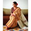Stylish Casual Wear & Office Wear Saree for Women, Blouse (Need To Be Stitched As Per Size And Fit)