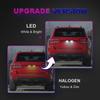 2Pcs LED License Plate Light Lamp Assembly For Jeep Grand Cherokee 2014 2015 2016 2017 2018   Fiat 500 2013- Super Bright 6000K Xenon White Rear Tag