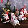 N1N Figurine Home Table Decor Santa Figure Hanging Pendants Santa Claus Doll Christmas Decorations