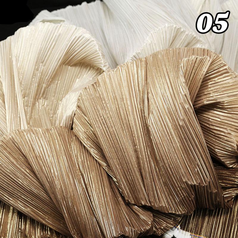 Gradient Organ Pleated Fabric Wrinkle Texture Fabric Wedding Background Printmaking Costume Material Decor Designer Fabric