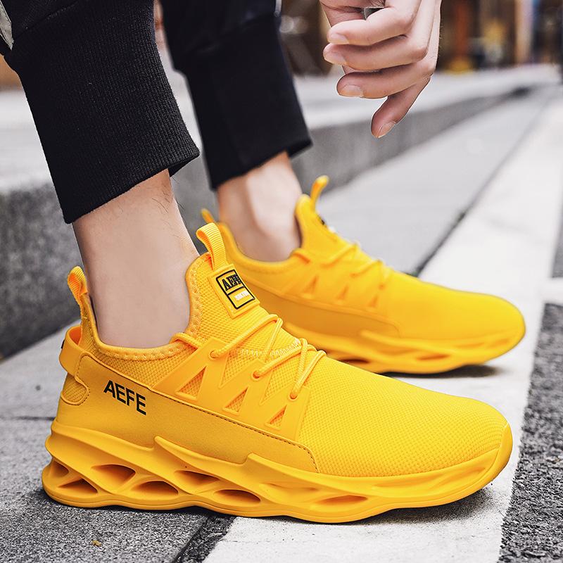 40-47 уличная мужская обувь, спортивная обувь с сеткой, мужские легкие дышащие летные кроссовки