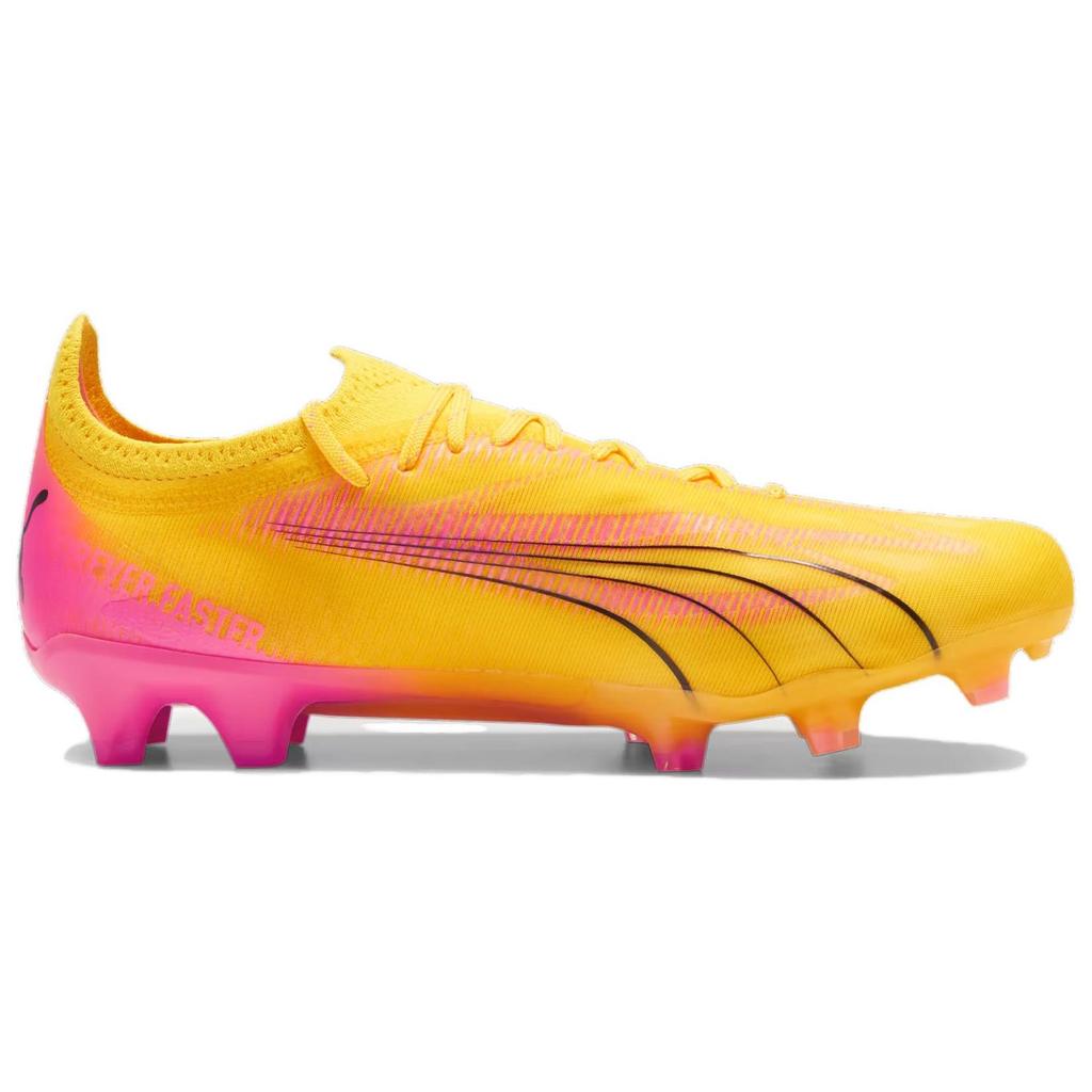 Puma Ultra Ultimate FG AG Forever Faster Pack Women Sneakers Yellow Sun-Stream Black 107767-03