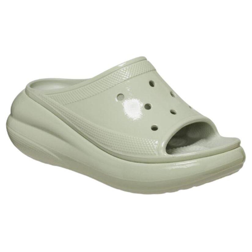 Crocs Comfortable Versatile Slide Sandals 5.2cm Women Sandals Green 209648-3VS