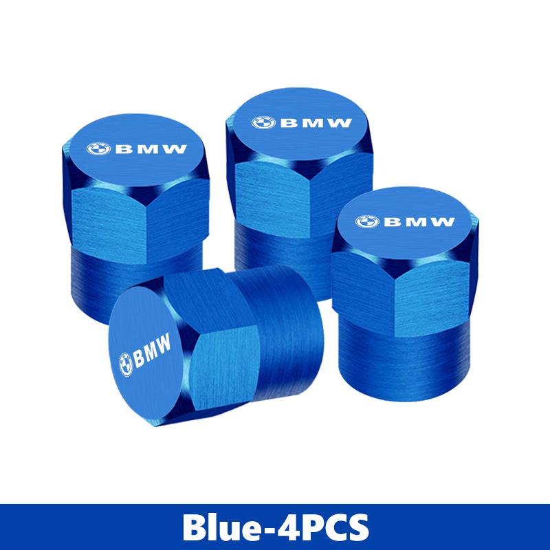 LXXM7 4Pcs Alloy Car Wheel Tire Air Valve Dust Caps Rim Accessories For BMW 1 3 5 7 Series M F01 F20 F10 F13 E52 E53 E60 E93