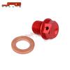 Red Oil Drain Screw for ATC110/ATC125M/ATC200/ATC200X Modified Motorcycles